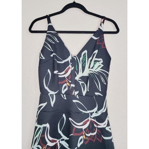 Cooper St Women's‎ Rainforest Floral V-Neck Fit & Flare Dress. Size 4 - Picture 4 of 12